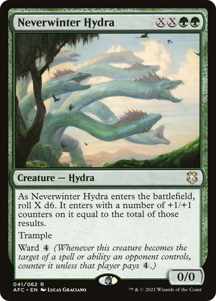 Neverwinter Hydra [Dungeons & Dragons: Adventures in the Forgotten Realms Commander]
