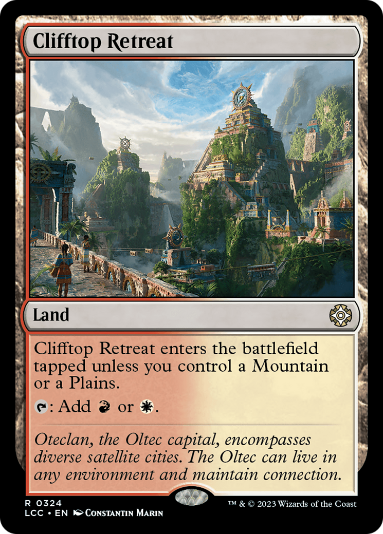 Clifftop Retreat [The Lost Caverns of Ixalan Commander] | PLUS EV GAMES 