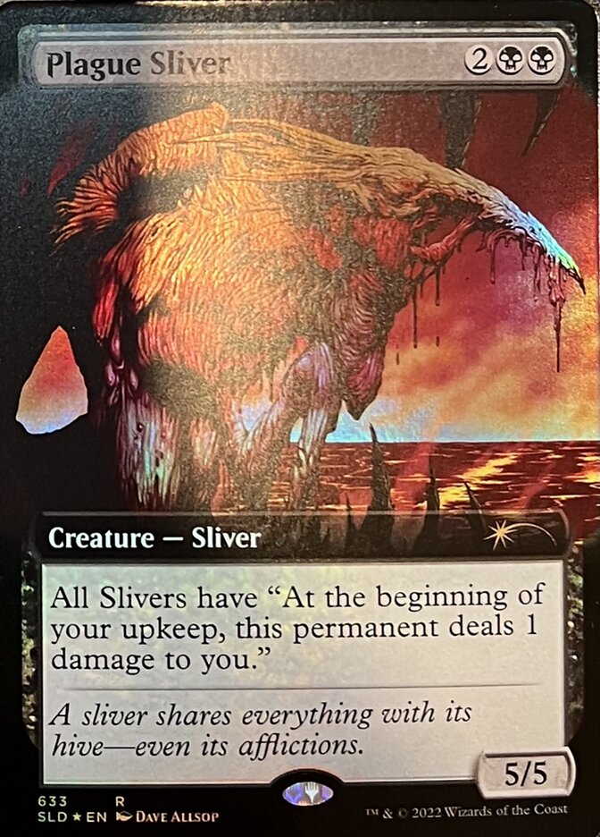 Plague Sliver (Extended Art) [Secret Lair Drop Promos] | PLUS EV GAMES 