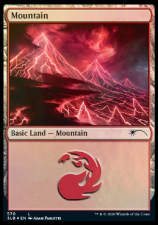 Mountain (Lightning) (570) [Secret Lair Drop Promos] | PLUS EV GAMES 