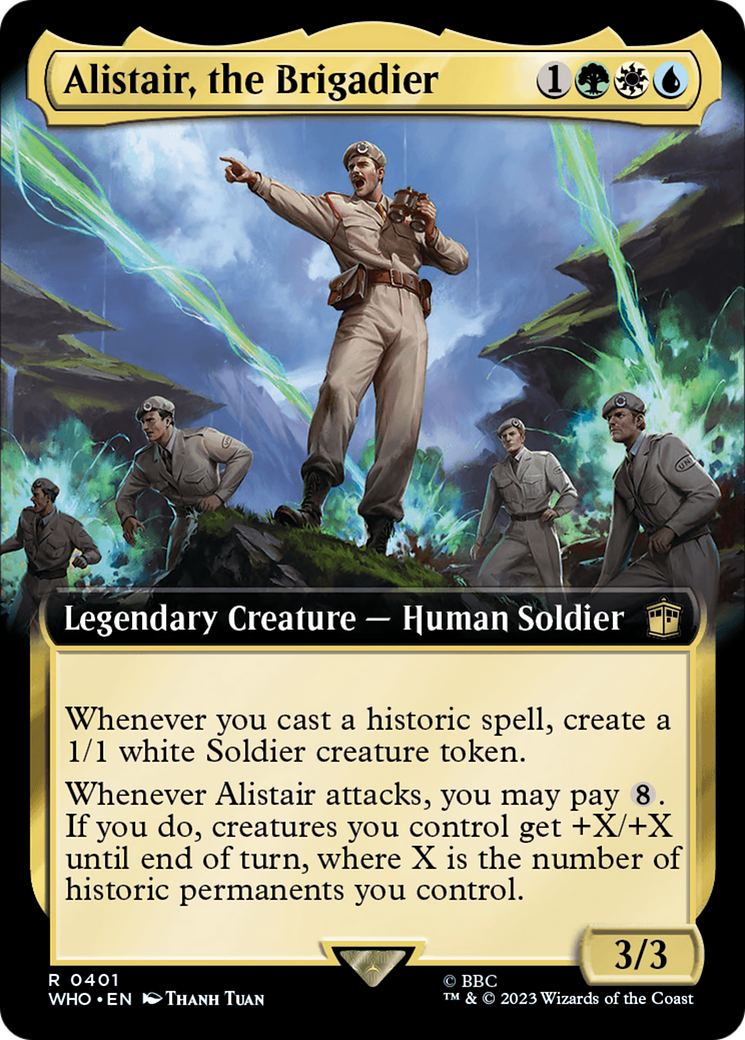 Alistair, the Brigadier (Extended Art) [Doctor Who] | PLUS EV GAMES 