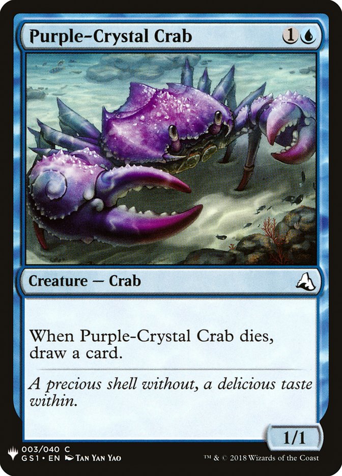 Purple-Crystal Crab [Mystery Booster] | PLUS EV GAMES 