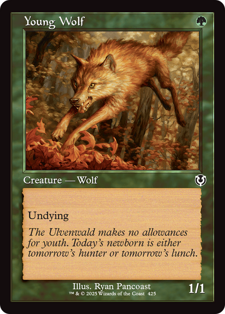 Young Wolf (Retro Frame) [Innistrad Remastered] | PLUS EV GAMES 