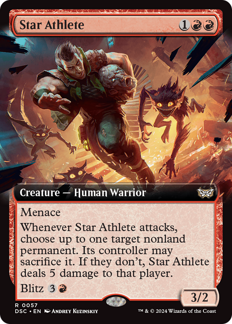 Star Athlete (Extended Art) [Duskmourn: House of Horror Commander] | PLUS EV GAMES 