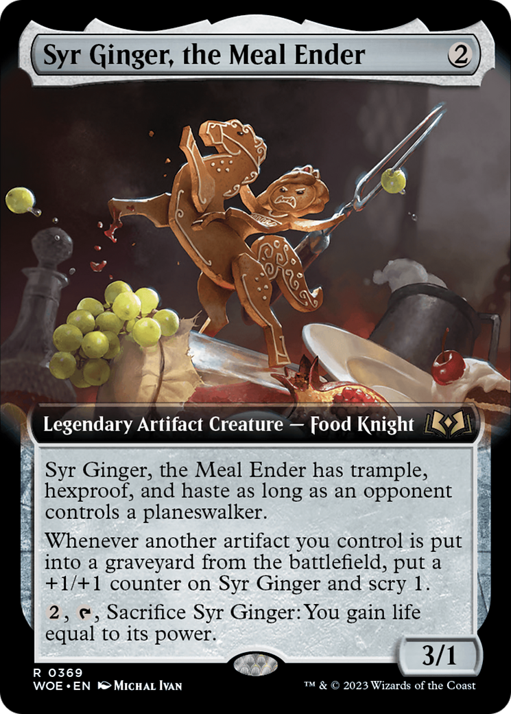 Syr Ginger, the Meal Ender (Extended Art) [Wilds of Eldraine] | PLUS EV GAMES 