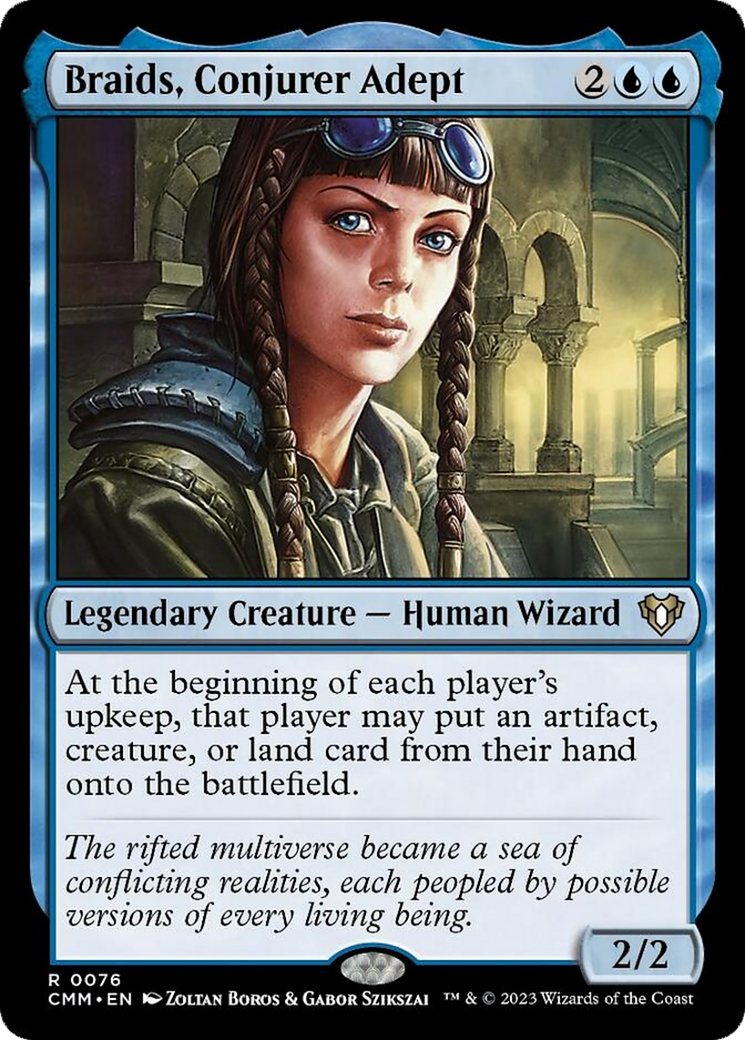 Braids, Conjurer Adept [Commander Masters] | PLUS EV GAMES 