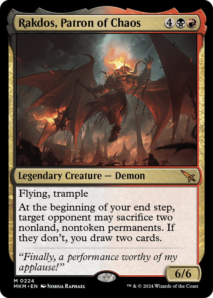 Rakdos, Patron of Chaos [Murders at Karlov Manor] | PLUS EV GAMES 