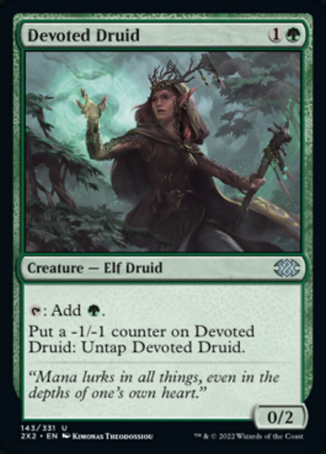 Devoted Druid [Double Masters 2022] | PLUS EV GAMES 