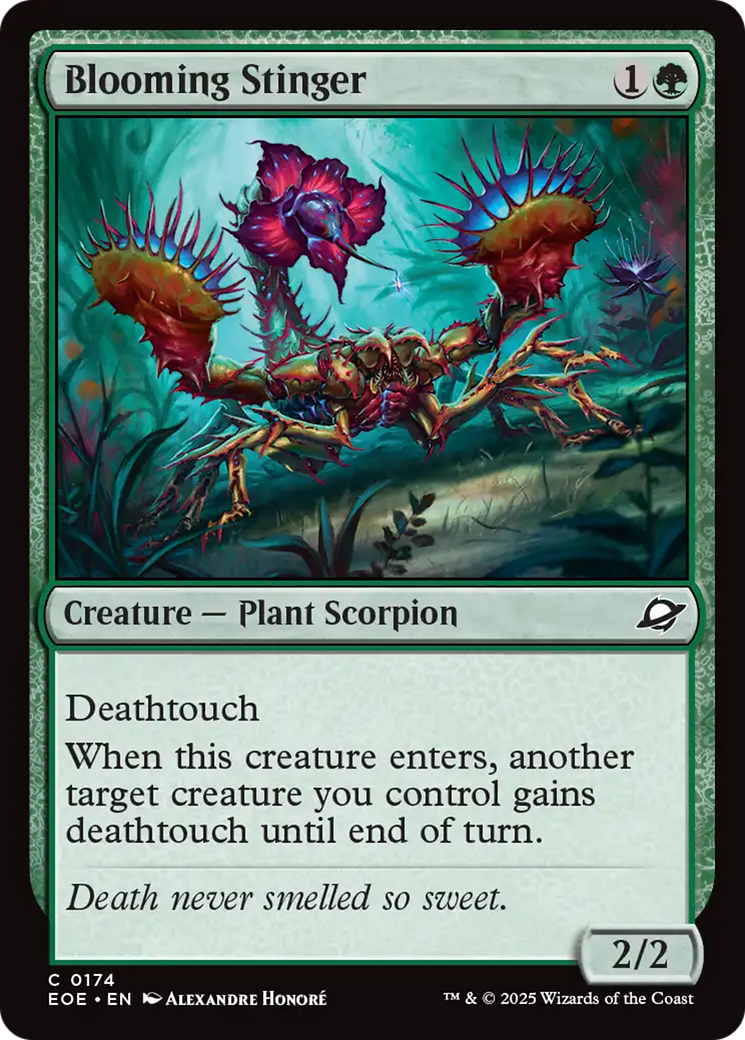 Blooming Stinger [Edge of Eternities] | PLUS EV GAMES 