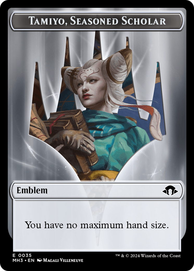 Tamiyo, Seasoned Scholar Token [Modern Horizons 3 Tokens] | PLUS EV GAMES 