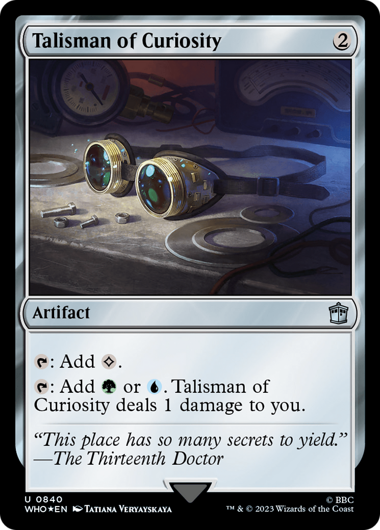 Talisman of Curiosity (Surge Foil) [Doctor Who] | PLUS EV GAMES 