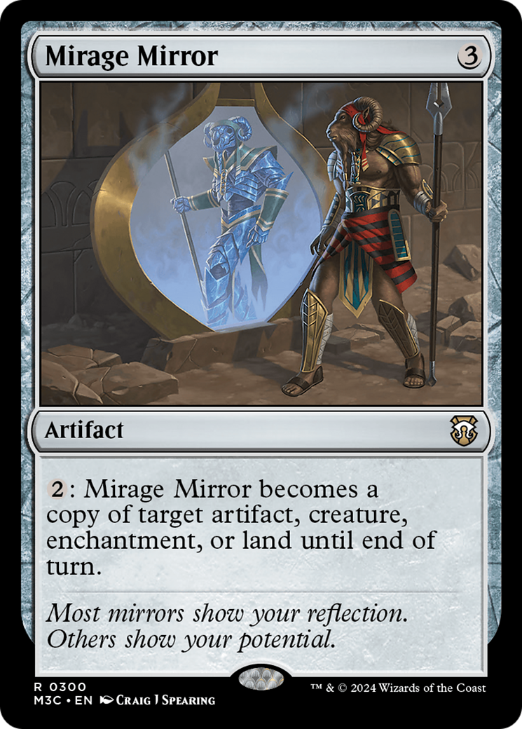 Mirage Mirror (Ripple Foil) [Modern Horizons 3 Commander] | PLUS EV GAMES 