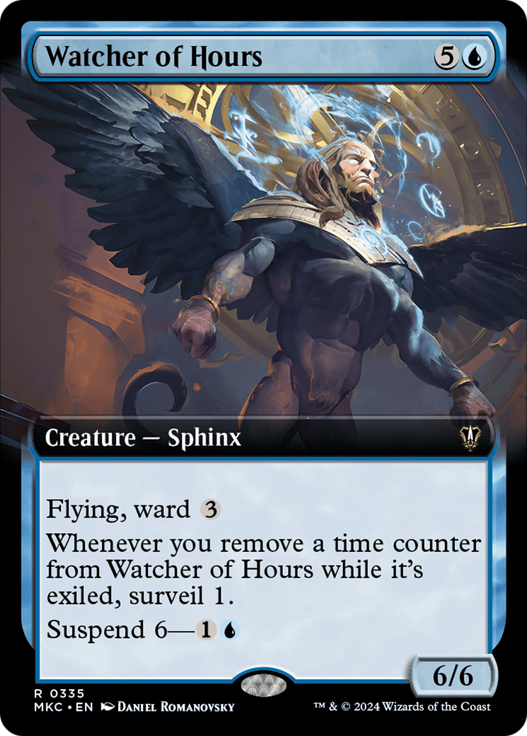 Watcher of Hours (Extended Art) [Murders at Karlov Manor Commander] | PLUS EV GAMES 