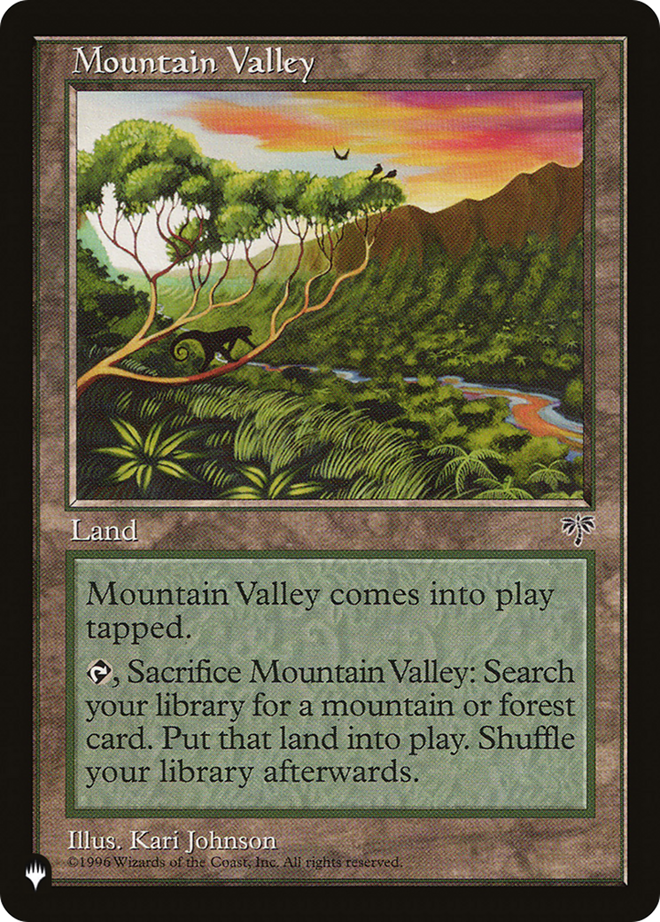 Mountain Valley [The List Reprints] | PLUS EV GAMES 