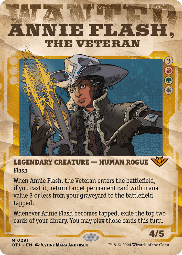 Annie Flash, the Veteran (Showcase) [Outlaws of Thunder Junction] | PLUS EV GAMES 