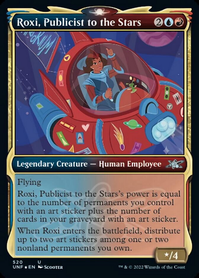 Roxi, Publicist to the Stars (Showcase) (Galaxy Foil) [Unfinity] | PLUS EV GAMES 