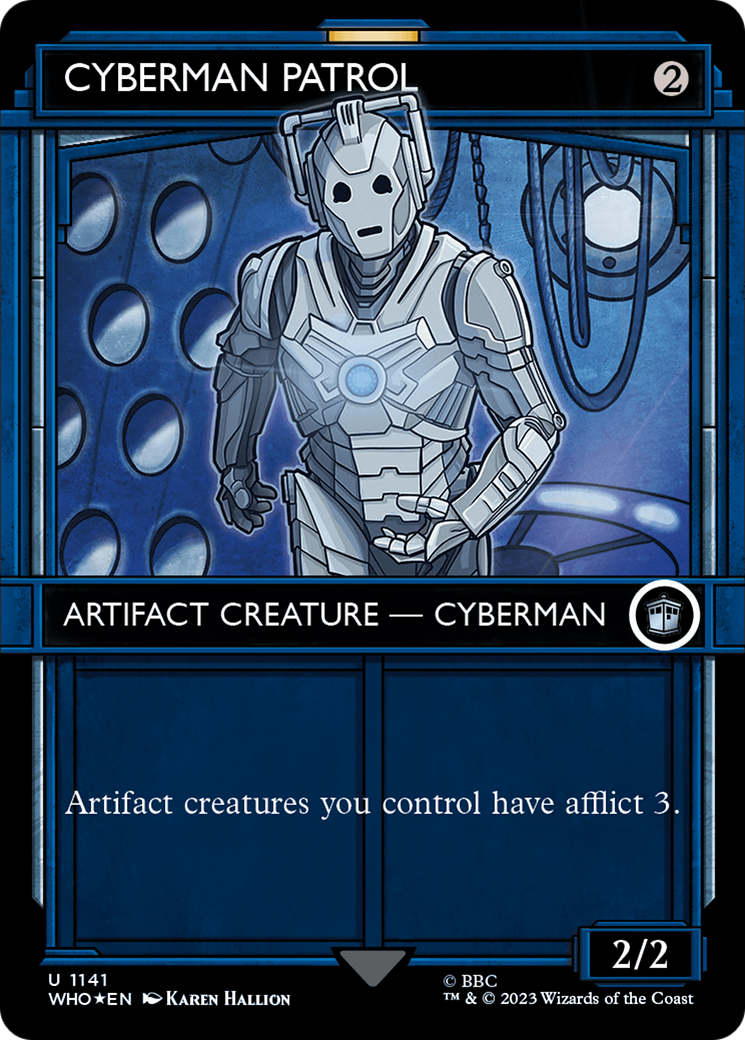 Cyberman Patrol (Showcase) (Surge Foil) [Doctor Who] | PLUS EV GAMES 