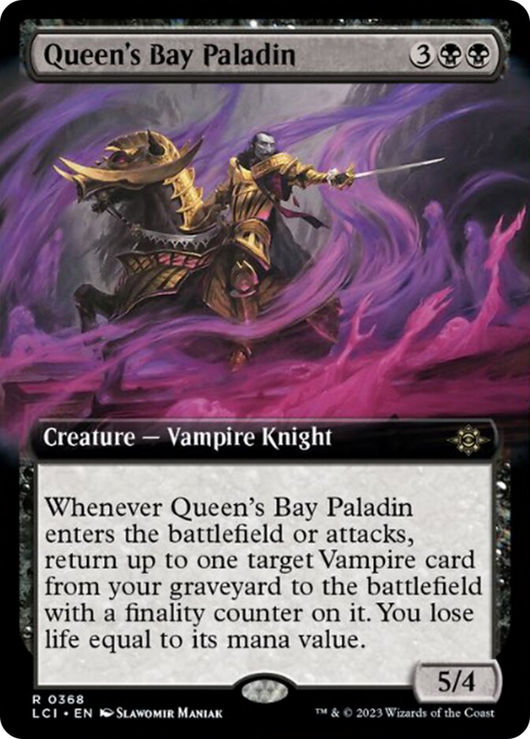 Queen's Bay Paladin (Extended Art) [The Lost Caverns of Ixalan] | PLUS EV GAMES 