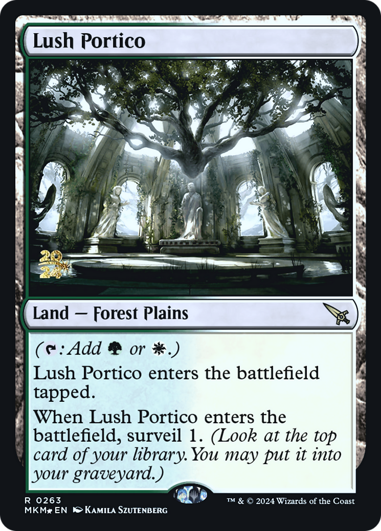 Lush Portico [Murders at Karlov Manor Prerelease Promos] | PLUS EV GAMES 