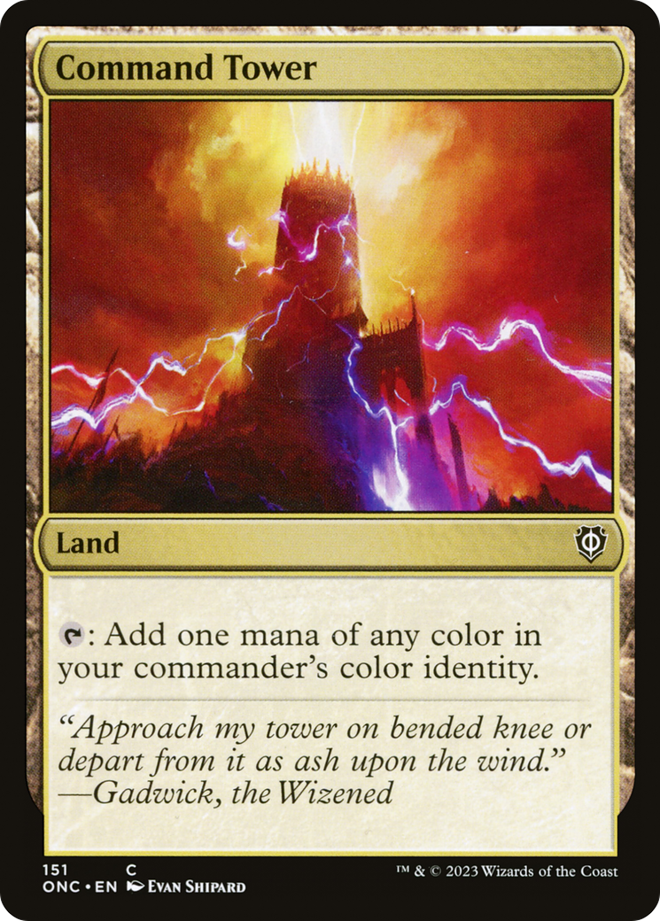 Command Tower [Phyrexia: All Will Be One Commander] | PLUS EV GAMES 