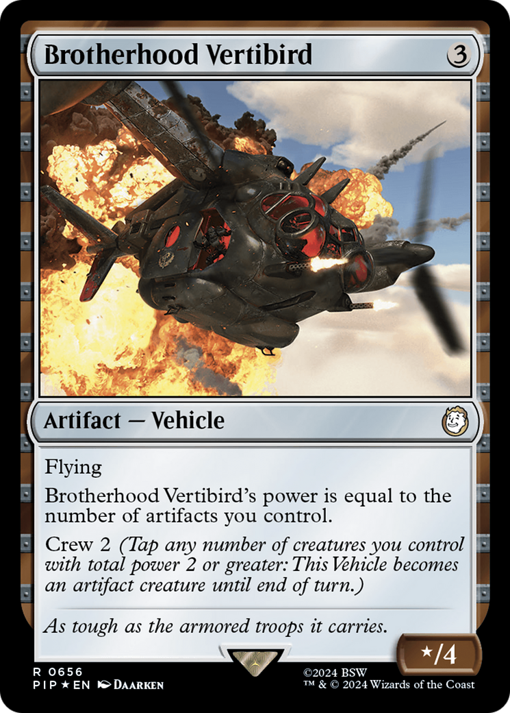 Brotherhood Vertibird (Surge Foil) [Fallout] | PLUS EV GAMES 