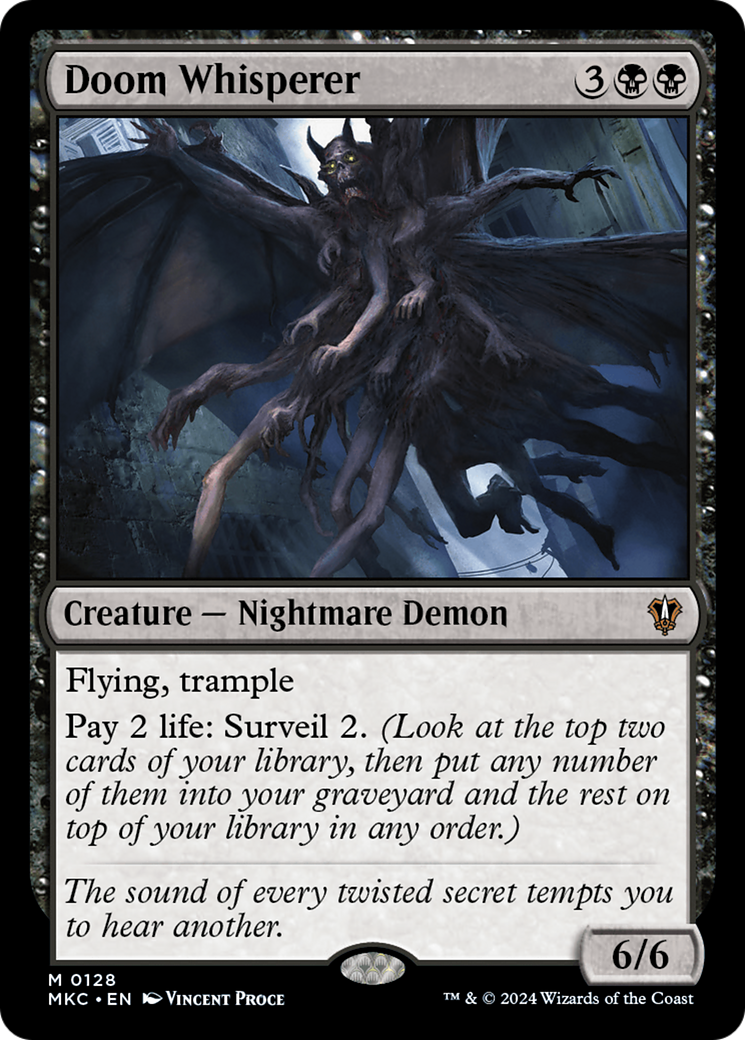 Doom Whisperer [Murders at Karlov Manor Commander]