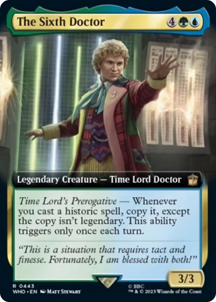 The Sixth Doctor (Extended Art) [Doctor Who] | PLUS EV GAMES 