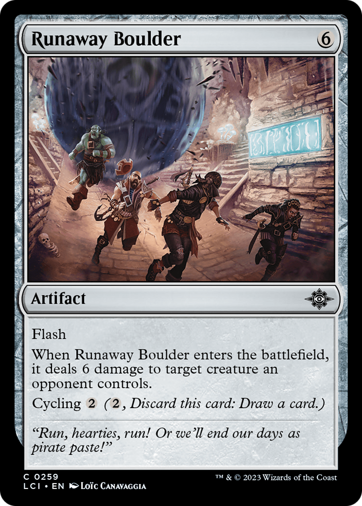 Runaway Boulder [The Lost Caverns of Ixalan] | PLUS EV GAMES 