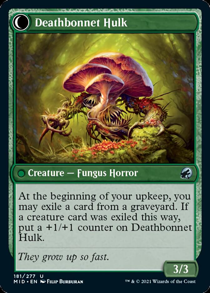Deathbonnet Sprout // Deathbonnet Hulk [Innistrad: Midnight Hunt] | PLUS EV GAMES 