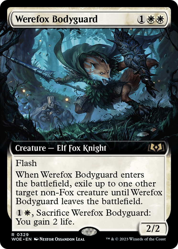 Werefox Bodyguard (Extended Art) [Wilds of Eldraine] | PLUS EV GAMES 