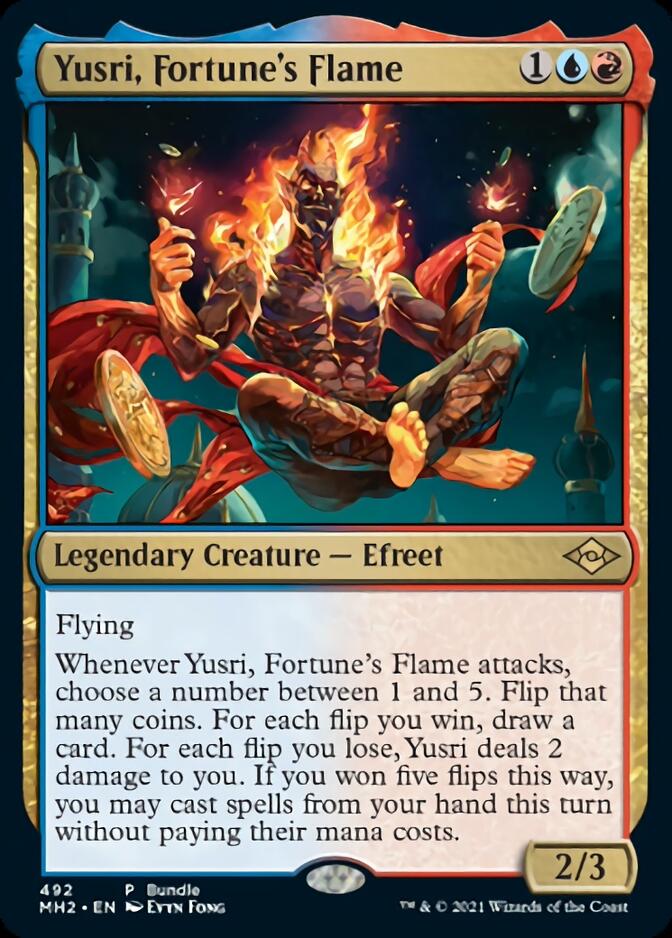 Yusri, Fortune's Flame (Bundle) [Modern Horizons 2] | PLUS EV GAMES 