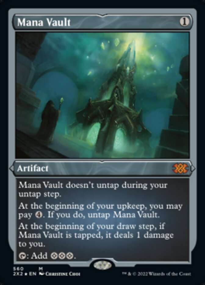 Mana Vault (Foil Etched) [Double Masters 2022] | PLUS EV GAMES 