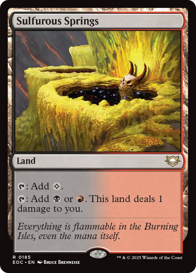 Sulfurous Springs [Edge of Eternities Commander] | PLUS EV GAMES 