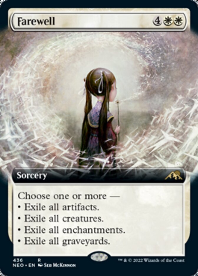 Farewell (Extended Art) [Kamigawa: Neon Dynasty] | PLUS EV GAMES 