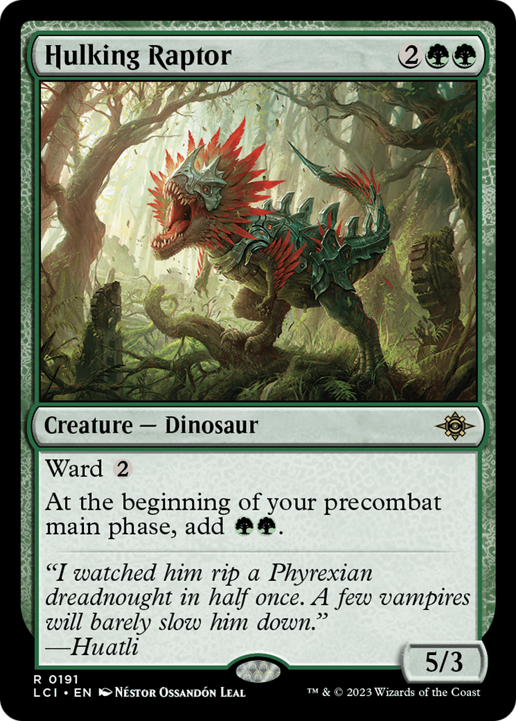 Hulking Raptor [The Lost Caverns of Ixalan] | PLUS EV GAMES 