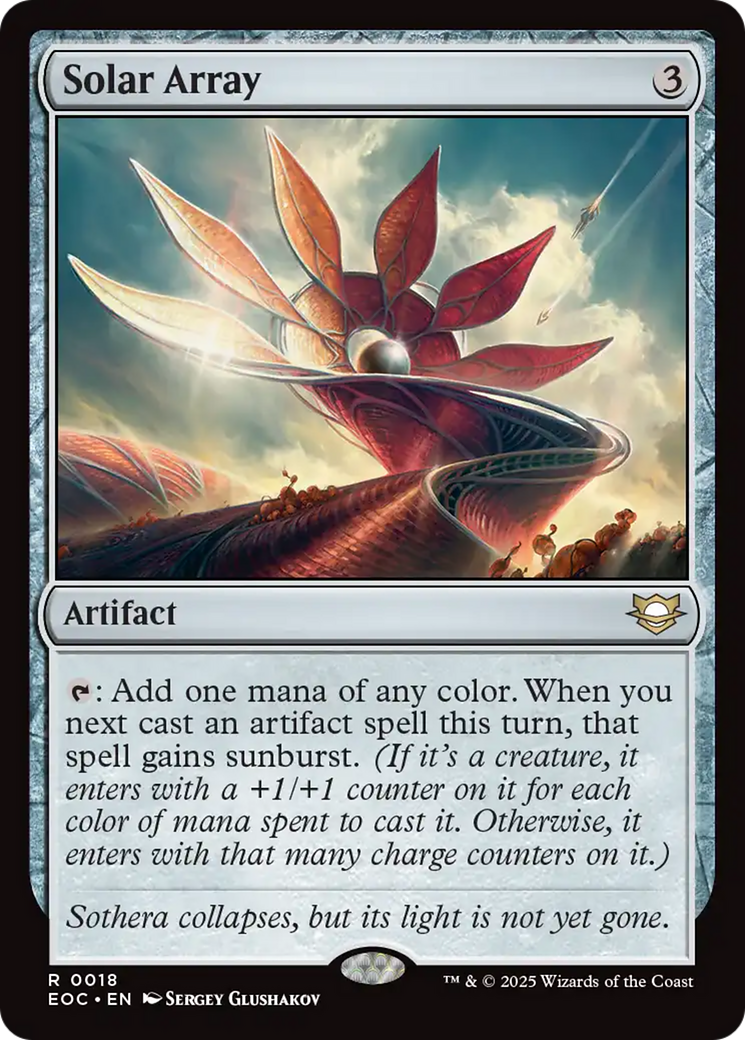 Solar Array [Edge of Eternities Commander] | PLUS EV GAMES 