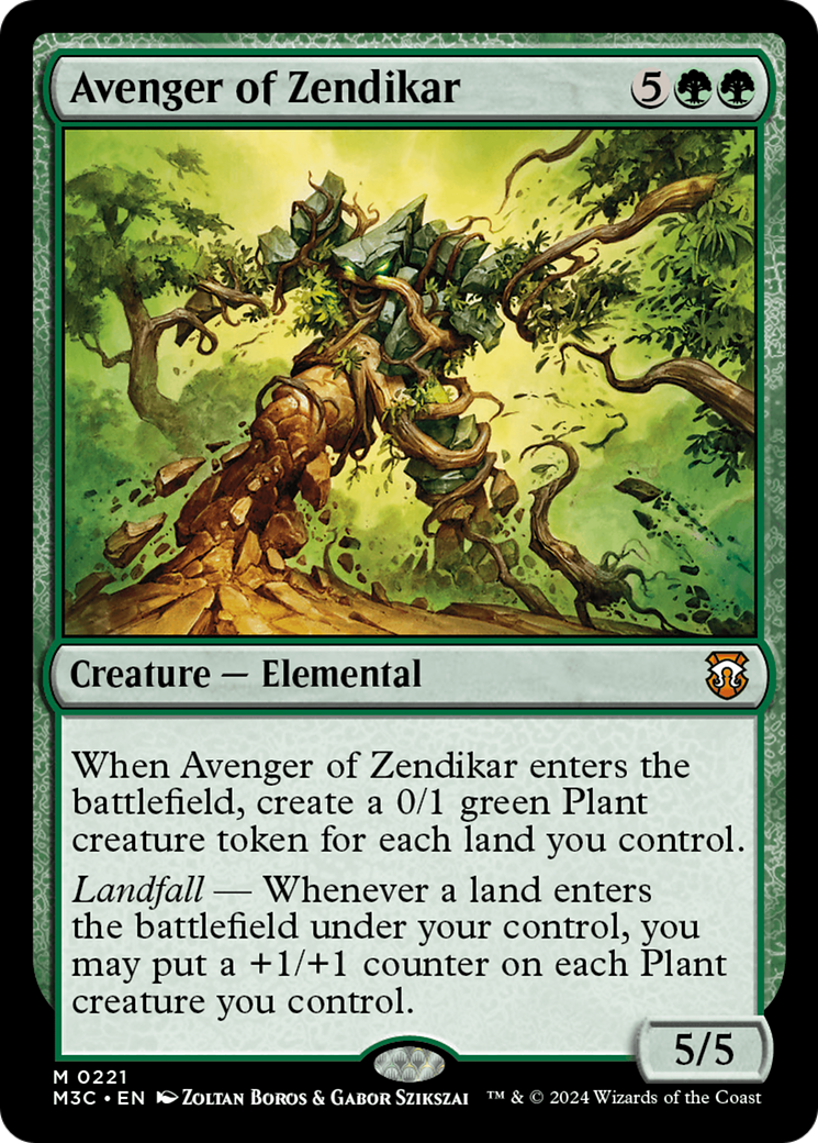 Avenger of Zendikar (Ripple Foil) [Modern Horizons 3 Commander] | PLUS EV GAMES 