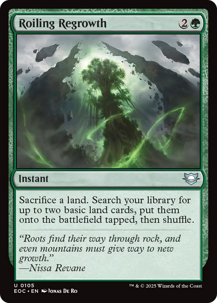 Roiling Regrowth [Edge of Eternities Commander] | PLUS EV GAMES 