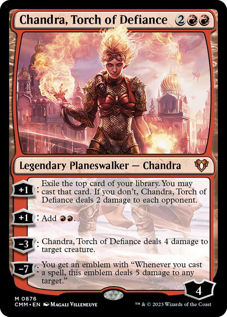 Chandra, Torch of Defiance [Commander Masters] | PLUS EV GAMES 