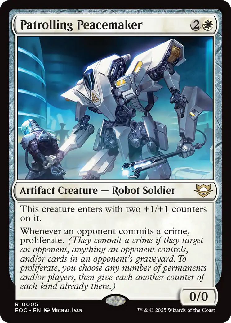 Patrolling Peacemaker [Edge of Eternities Commander] | PLUS EV GAMES 
