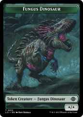 Fungus Dinosaur // Dinosaur (0001) Double-Sided Token [The Lost Caverns of Ixalan Tokens] | PLUS EV GAMES 