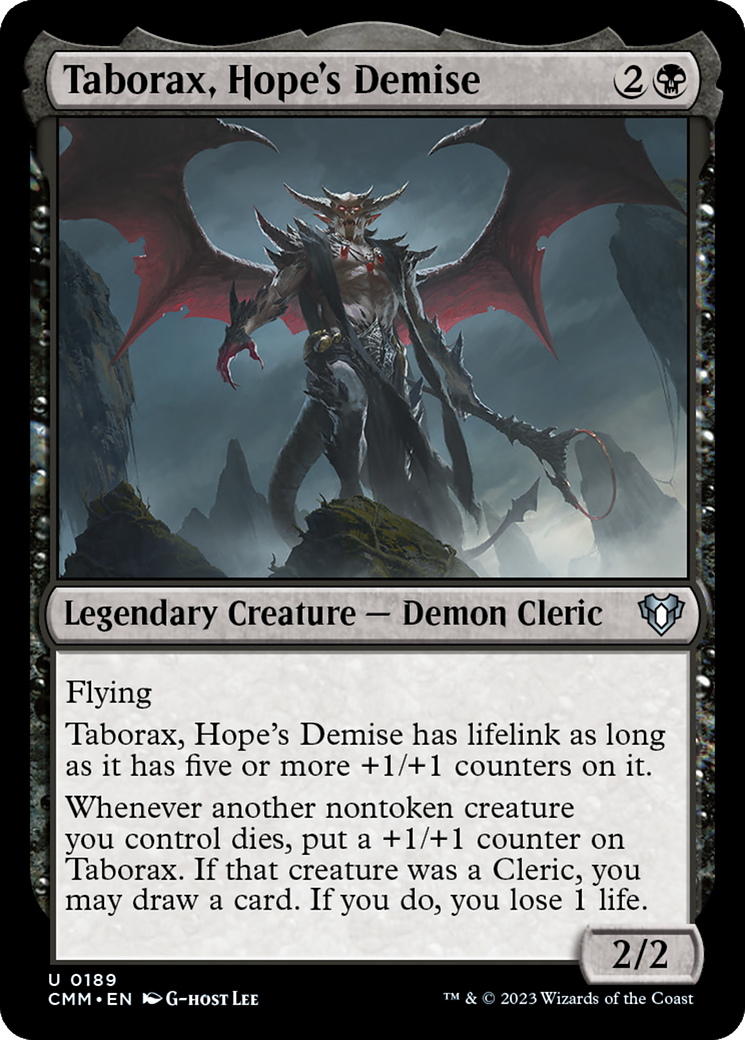 Taborax, Hope's Demise [Commander Masters] | PLUS EV GAMES 