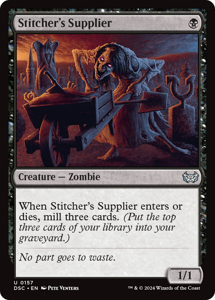 Stitcher's Supplier [Duskmourn: House of Horror Commander] | PLUS EV GAMES 