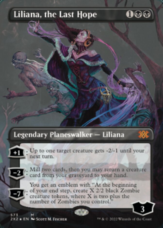 Liliana, the Last Hope (Textured Foil) [Double Masters 2022] | PLUS EV GAMES 