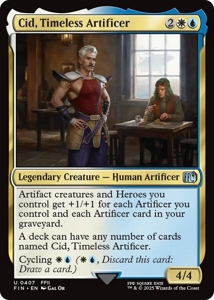 Cid, Timeless Artificer (0407) [FINAL FANTASY] | PLUS EV GAMES 