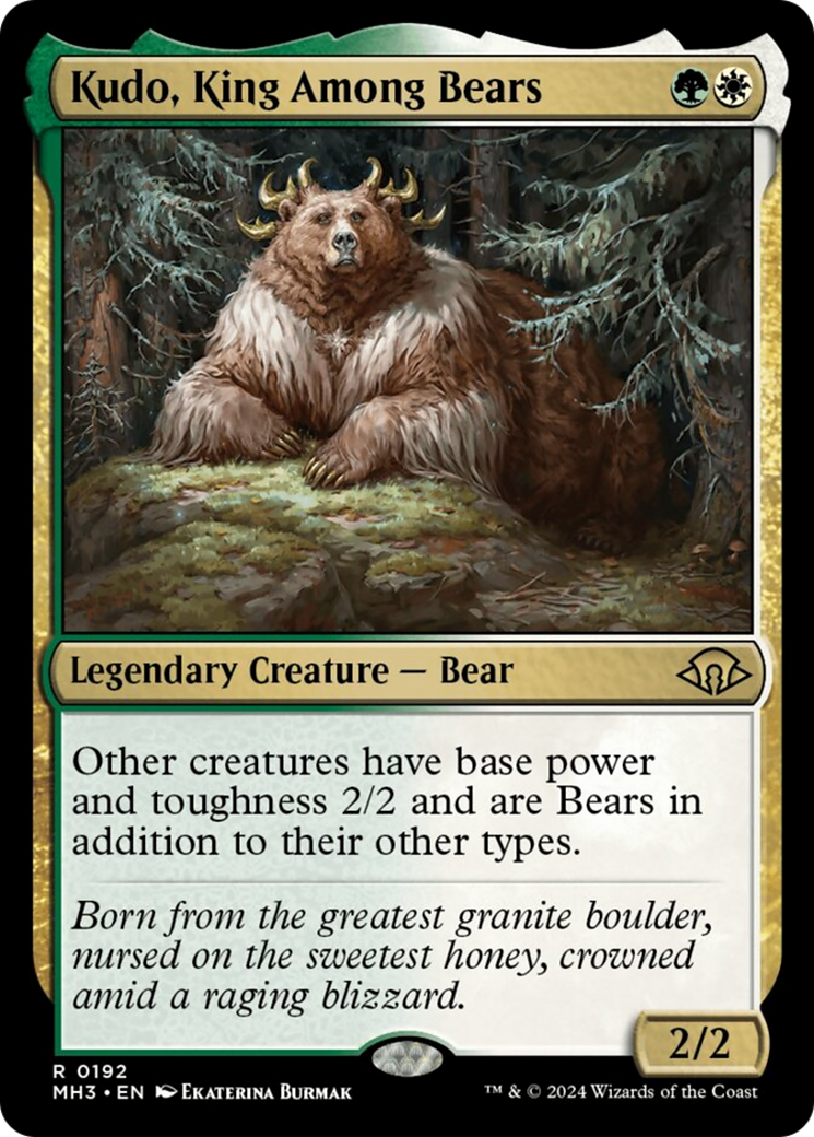 Kudo, King Among Bears [Modern Horizons 3] | PLUS EV GAMES 