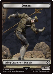 Moogle // Zombie Double-Sided Token [FINAL FANTASY Commander Tokens] | PLUS EV GAMES 