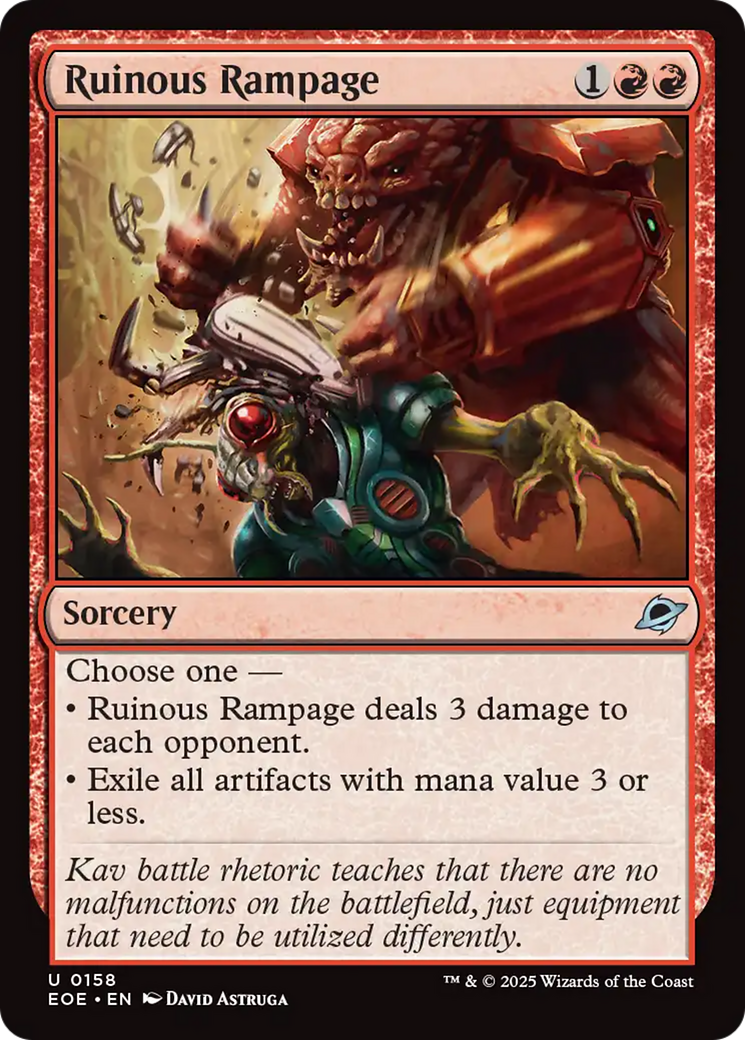Ruinous Rampage [Edge of Eternities] | PLUS EV GAMES 