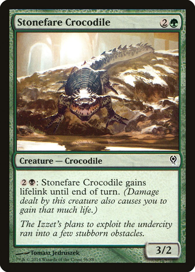 Stonefare Crocodile [Duel Decks: Jace vs. Vraska] | PLUS EV GAMES 