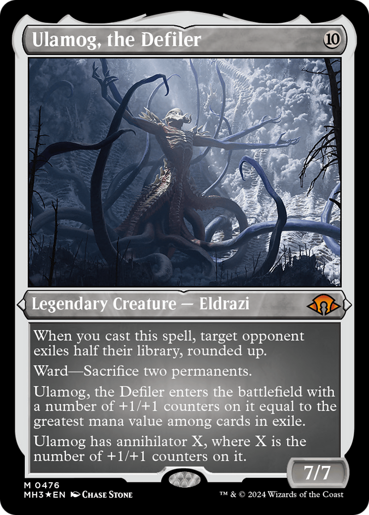 Ulamog, the Defiler (Foil Etched) [Modern Horizons 3] | PLUS EV GAMES 